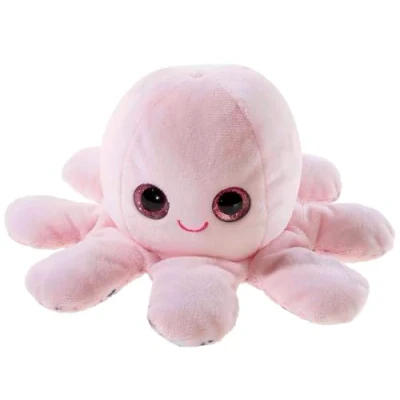 Abbildung von Pl&uuml;sch Oktopus, 18cm, rosa &ndash; perfekt zum Kuscheln und Spielen