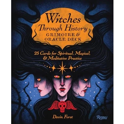 Abbildung von Witches Through History: Grimoire and Oracle Deck: 25 Cards for Spiritual, Magical &amp; Meditative Practice
