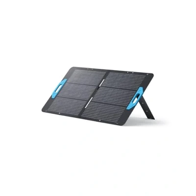 Abbildung von Anker SOLIX PS100 Portable Solar Panel, Kompakte 100W Solaranlage, Kompatibel mit Powerhouse 256Wh, 512Wh und 1229Wh (Nicht im Lieferumfang), Für Camping, Wandern, Stromausfälle, Blue