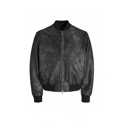 Abbildung von Jack &amp; Jones Herren Jorleather Bomber JKT Styd Aw24, Black, x_l