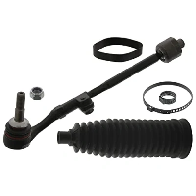 Abbildung von FEBI BILSTEIN 43507 Spurstange Vorderachse links mit Schellen, Dichtring, Lenkmanschetten BMW: 1 Schrägheck, 3 Touring, X1