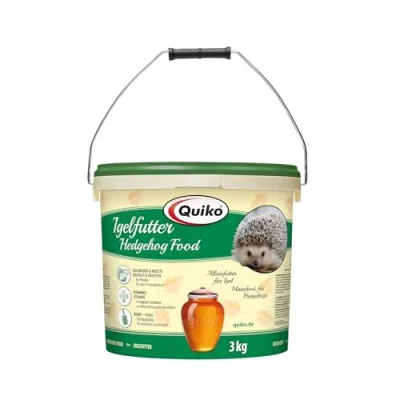 Abbildung von Quiko Igelfutter 3kg Hochwertiges mit Insekten, Ei Bisquit, Früchten und Beeren Speziell auf die Bedürfnisse des Igels abgestimmt