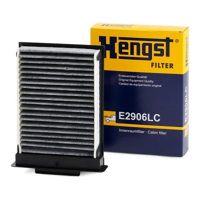 Abbildung von HENGST FILTER E2906LC Innenraumfilter Aktivkohlefilter 181 138 44 TOYOTA: Aygo, CITROËN: C1 I, PEUGEOT: 107 Schrägheck
