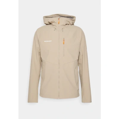 Abbildung von Mammut Ultimate Comfort SO Hooded Softshelljacke, Herren, Größe: Small, Savannah