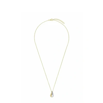 Abbildung von Amor Kette mit Anhänger 925 Sterling Silber Damen Halsschmuck, 42+3 cm, Bicolor, Kommt in Schmuck Geschenk Box, 2039097