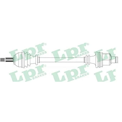 Abbildung von LPR DS39133 Antriebswelle 754, 711 RENAULT: Kangoo I, CLIO 2, I Rapid