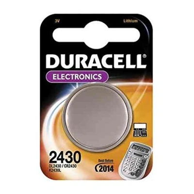 Abbildung von DURACELL 2 Knopfzellen lithium CR 2430 Electronics 3 volt