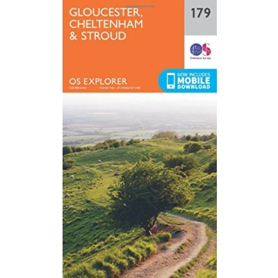 Abbildung von Gloucester, Cheltenham and Stroud (OS Explorer Map, Band 179)