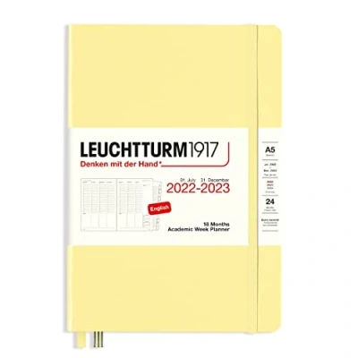 Abbildung von LEUCHTTURM1917 366028 Akademischer Wochenplaner Medium (A5) 2023, 18 Monate, Vanilla, Englisch