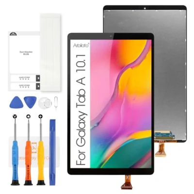 Abbildung von Display für Tab Samsung Galaxy A 10.1 2019 T510 LCD, SM LCD Touchscreen Digitizer Glas Montage Reparatursets T515 (schwarz)