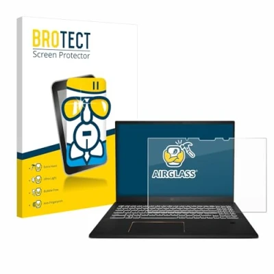 Abbildung von BROTECT Schutzglas für MSI Summit E16 Flip Schutzfolie Panzer Folie Glas [Extrem Kratzfest 9H, Anti Fingerprint, Ultra Transparent]