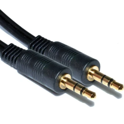 Abbildung von 3,5 mm Stereo Klinkenstecker Zum Audio Kabel Anschlusskabel Vergoldeten 3 m [3 Meter/3m]