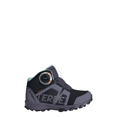 Abbildung von adidas Terrex BOA Mid RAIN.RDY Hiking Shoes Trailrunning Schuhe, Core Black/Cloud White/Preloved Violet, 28.5 EU