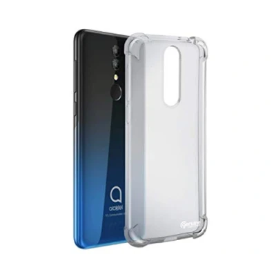 Abbildung von Alcatel 3/3L 2019 Schutzhülle Stoßfest Transparent Klar, Transparente Farbe