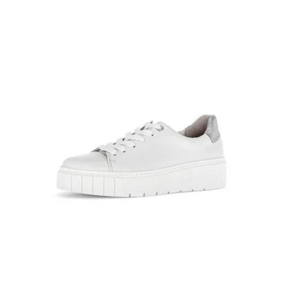 Abbildung von Gabor Comfort Sneaker low, Damen, Größe: 37, Weiss/silber Schuhe