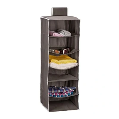 Abbildung von relaxdays Hängeregal Kleiderschrank 6 Fächer