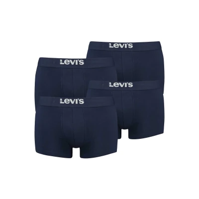 Abbildung von Levi&#039;s 4ER PACK Logobund Panties, Herren, Größe: Large, Blau