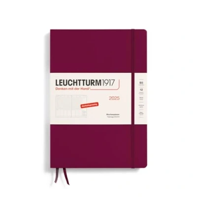 Abbildung von LEUCHTTURM1917 370582 Wochenplaner Composition (B5) 2025, Port Red, Deutsch