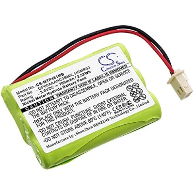 Abbildung von TCTK akkus Kompatibel mit [Fisher Price] J2457, J2458, M6163, TEL10160, Ersetzt [Motorola] MBP33S, MBP33SPU, MBP33XL, MBP33XLPU, MBP36PU, MBP36S, MBP36SPU, MBP481, MBP482, MBP483, MBP483 2, MBP483pu