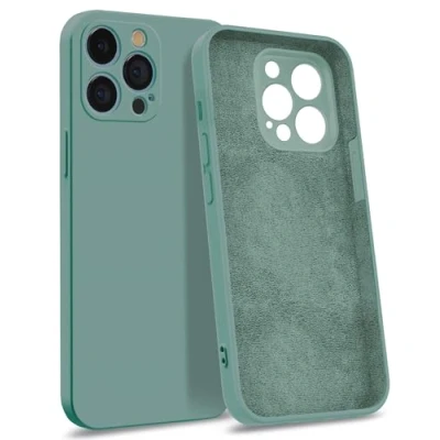 Abbildung von MyGadget Hülle für iPhone 13 Pro [ 4 Layer Struktur Schutzhülle ] Gummierte Handyhülle mit Soft Inlay &amp; Hardcase Cover außen Petrol