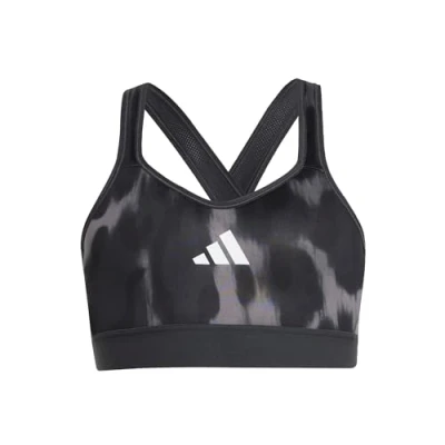 Abbildung von adidas Performance ALL Sports Animal Print Junior Bustier für Kinder, Größe: 152, Grey five/carbon/black