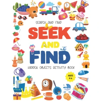 Abbildung von Search and Find books for kids 4 6: Seek 85 Objects , I spy Match the shadows, Spot difference Look Hidden Activity Book Preschool Kindergarten