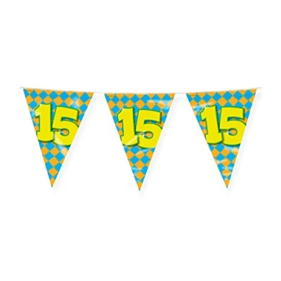 Abbildung von Flag Linie Singer 15 Jahre Party 10 Meter