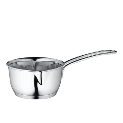 Abbildung von Küchenprofi COOK Stielkasserolle / Induktion Ø 16cm 1L Rostfreier Edelstahl Für alle Herdarten geeignet Praktische Messskala, Butter , Soßen und Milchtopf mit Ausgießer Kochtopf