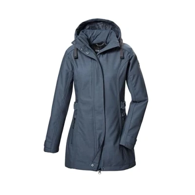 Abbildung von Killtec MIT Abzippbarer Kapuze Parka, Damen, Größe: 38, Stahlblau