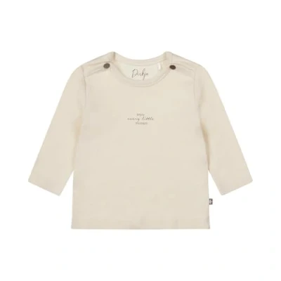 Abbildung von Dirkje Unisex T Shirt Longsleeve Organic Cotton and Elastane Off White Size 74