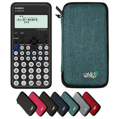 Abbildung von CALCUSO Sparpaket Türkis mit Taschenrechner Casio FX 82DE CW ClassWiz