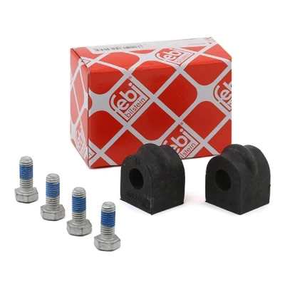 Abbildung von FEBI BILSTEIN 02524 Reparatursatz, Stabilisatorlager Hinterachse mit Schraubensatz MERCEDES BENZ: W124 Limousine, W123 T modell