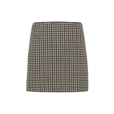 Abbildung von Part Two Julissa Minirock, Damen, Größe: 42, Brown check