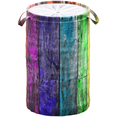 Abbildung von Sanilo Wäschekorb &quot;Rainbow&quot;, 60 Liter, faltbar, mit Sichtschutz