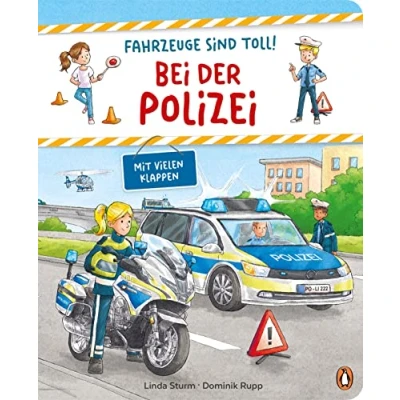 Abbildung von Fahrzeuge sind toll! Bei der Polizei: Pappbilderbuch mit Klappen für Kinder ab 2 Jahren
