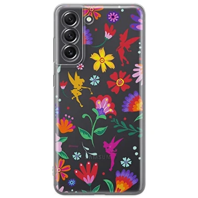 Abbildung von ERT GROUP Handyhülle für Samsung S21 FE Original und offiziell Lizenziertes Disney Muster Tinker Bell 001 optimal an die Form des Handy angepasst, teilweise transparent