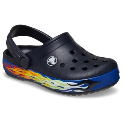 Abbildung von Crocs Unisex Kinder Crocband Clog T, Lights Deep Navy, 20/21 EU