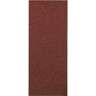 Abbildung von kwb Schleifstreifen 115x280 mm aus Korund mit Körnung 120, hochwertiger Verleimung, robustem Papierträger, universal einsetzbar für den mittelfeinen Schliff von Holz und Metall