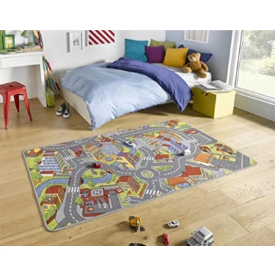 Abbildung von HANSE Home Kinderteppich &quot;Smart City&quot;, rechteckig, Kurzflor, Kinderteppich, Rutschfest, Spielteppich, Kinderzimmer