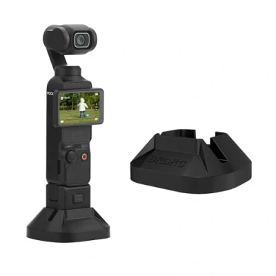 Abbildung von BRDRC Kamerahalterung Ständer Basis Stützbasis für DJI OSMO Pocket 3 Desktop Stabile Halterung rutschfeste Unterstützung Adapter Gimbal Kamera Zubehör