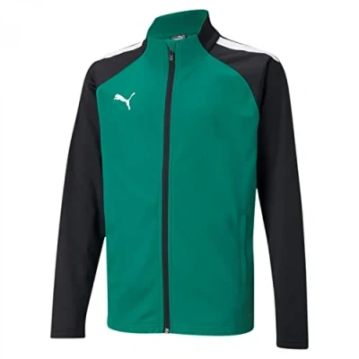 Abbildung von puma Teamliga Trainingsjacke für Kinder, Größe: 128, Pepper green / black