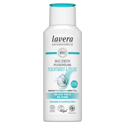 Abbildung von lavera Haarspülung Basis Sensitiv Feuchtigkeit &amp; Pflege Spülung 200ml