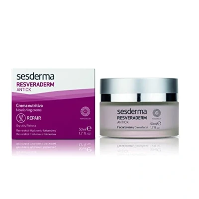Abbildung von Sesderma Resveraderm Antiox Nährende Creme Anti Aging Pflege Vitamin C E Antioxidantien Hydratisierte Haut