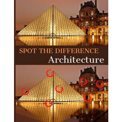 Abbildung von Spot the Difference: Architecture: A Hard Search and Find Books for Adults Puzzle Adults, Teens Seniors Difference Book Brain Games
