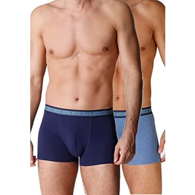 Abbildung von LVB Boxer Bio Baumwolle Bi pack Herren x2 , Blau 5/L