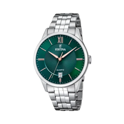 Abbildung von Festina Classics Uhr, Herren, Größe: One Size, Green