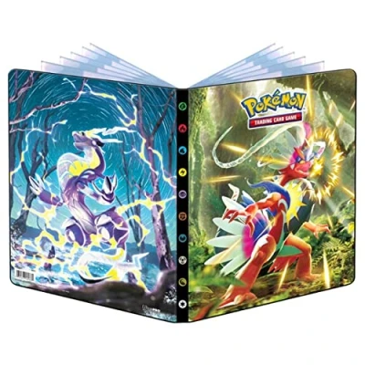 Abbildung von POKÉMON Sammelkarte Sammel Album A4 für 252 Karten Pokemon Miraidon und Koraidon