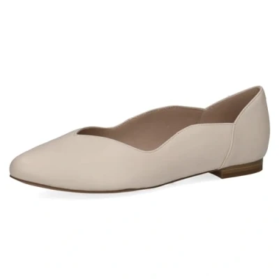 Abbildung von Caprice Klassischer Ballerina, Damen, Größe: 39, Offwhite nappa Schuhe