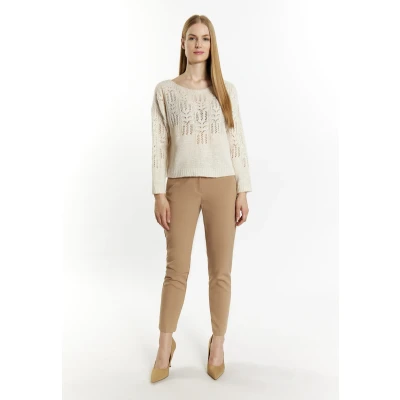 Abbildung von Dreimaster Strickpullover, Damen, Größe: XL/XXL, Wollweiss