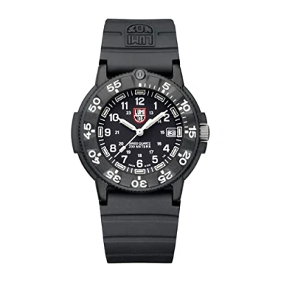 Abbildung von Luminox Original Navy SEAL XS.3001.F Herrenuhr 43mm Militäruhr in Schwarz mit Datumsanzeige 200m wasserdicht